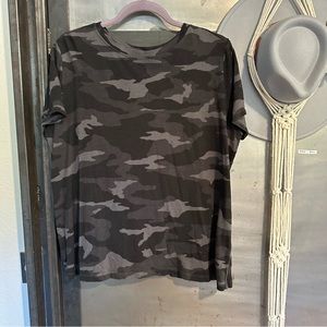 ATHLETA Camo Tshirt black size 1X